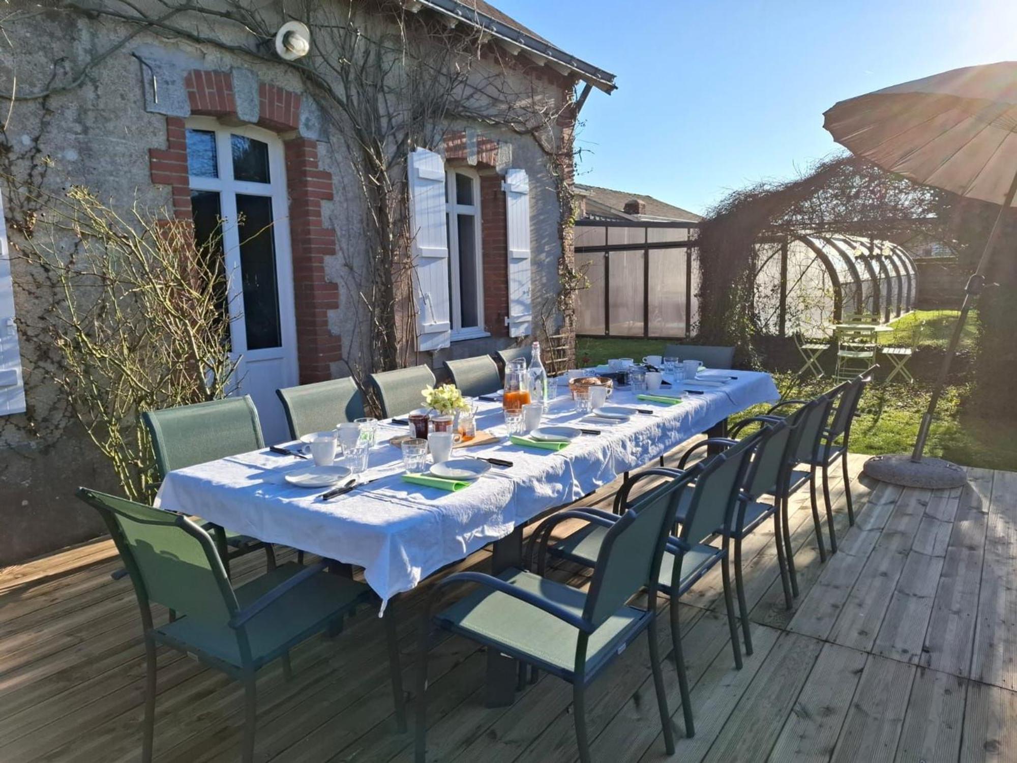 Gite Familial Avec Piscine Chauffee A Lege - Fr-1-306-1296 Εξωτερικό φωτογραφία